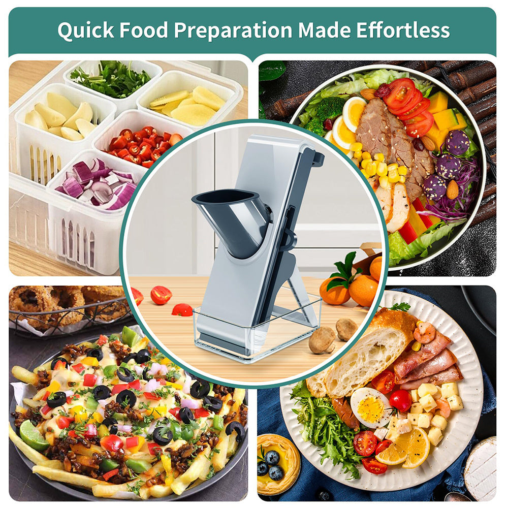 Mandoline Food Slicer Adjustable 3 In 1 Slicer For Kitchen Food Chopper Safe Multi Functional Vegetable Cutter Fast Meal Prep Appliances Home Essentials