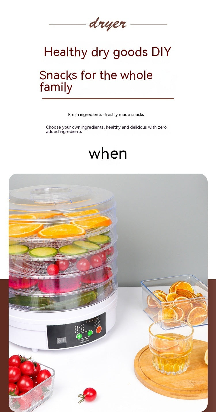 Household Fruit Dehydrator Food Small Foodstuff Dryer Appliances Home Essentials