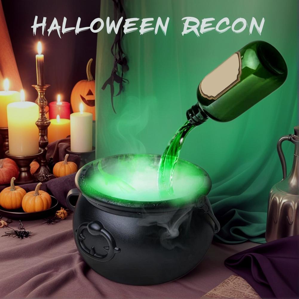 Halloween Black Wizard Bowl Magic Float Bottle And Diffuser Indoor Home Bar Magic Party Horror Ghost Props Halloween Decoration Home Ornaments