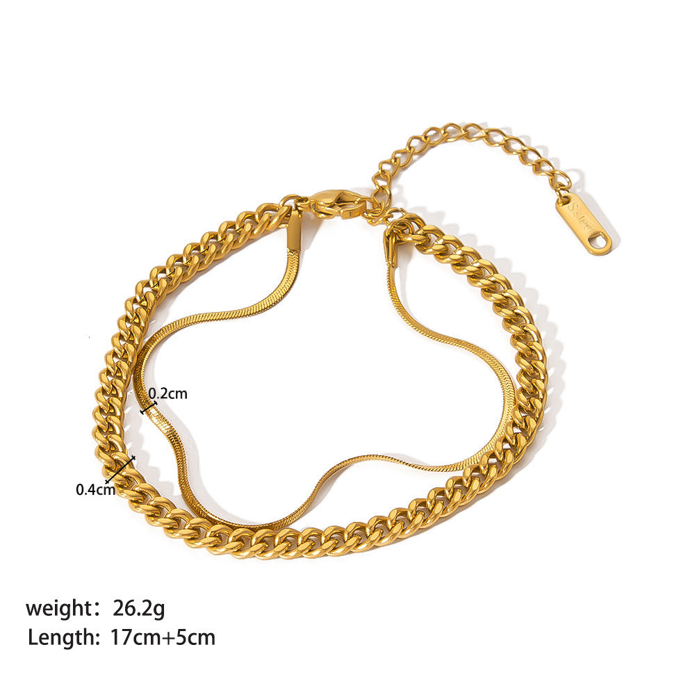 Stainless Steel Ornament Bracelet Female Jewelry/Accessories