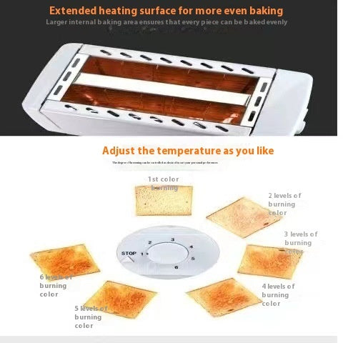 Toaster Home Breakfast Bread Maker Appliances Home Essentials
