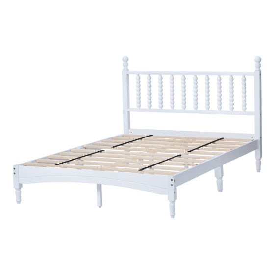 Solid Rubberwood Bed