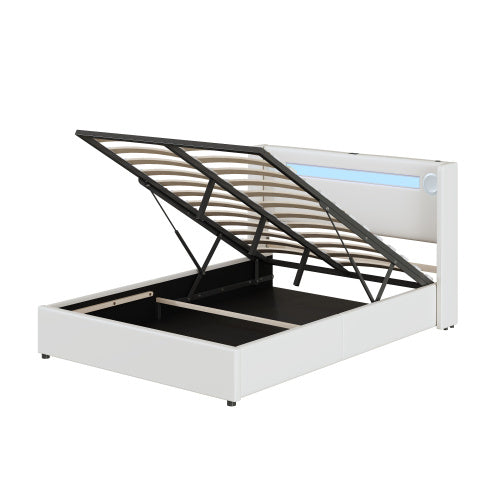 Fiberboard Double Bed 160cmx200cm Furniture