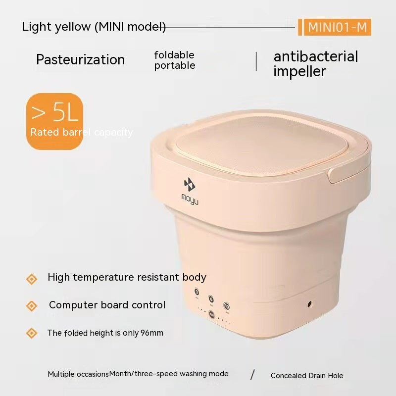 Folding Mini Mother And Baby Washing Machine Appliances Home Essentials