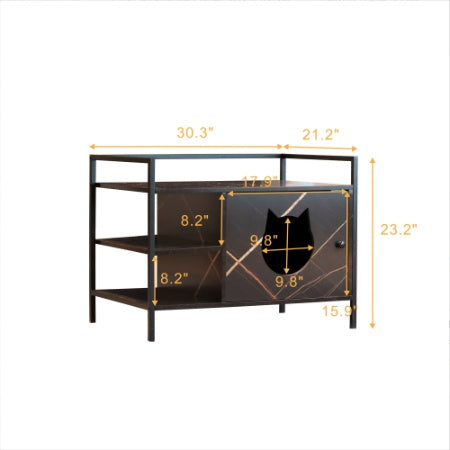 Cat Litter Box Furniture Hidden Litterbox Enclosures Furniture