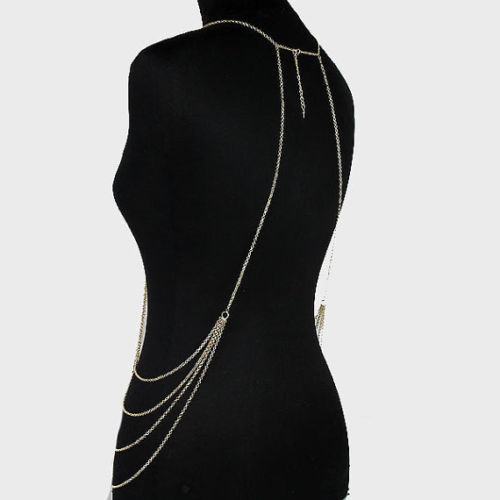 Bijoux de chaîne de corps en perles