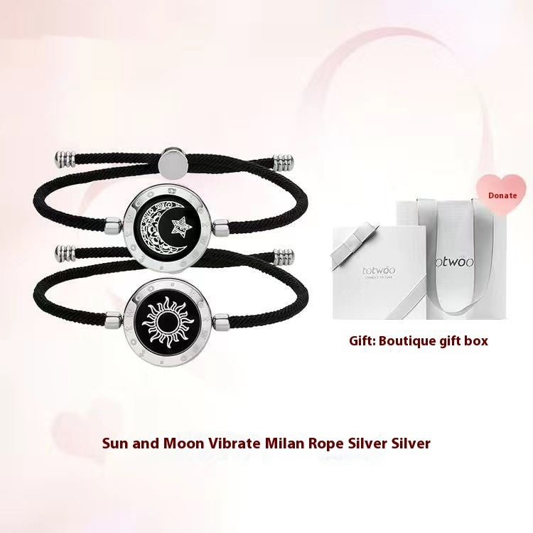 Bracelet couple intelligent Sun-Moon