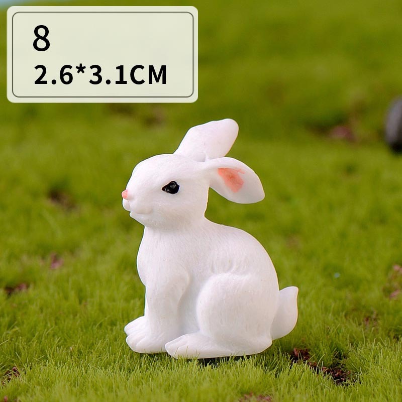 Cute Rabbit Micro Landscape Home Ornaments