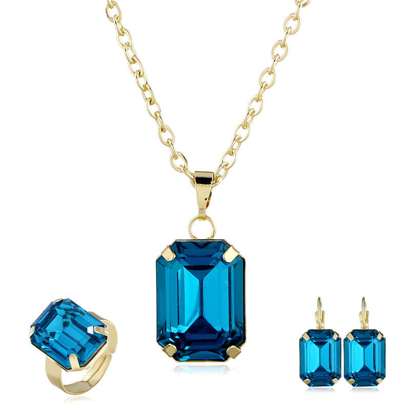 Ensemble de bijoux de mariée européens et américains