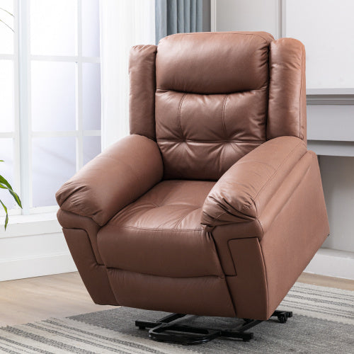 Power Lift Recliner, Electric Massage Heating Lift Chair for Elderly, Comfortable Living Room Armchair – Tech Cloth Sofa Furniture