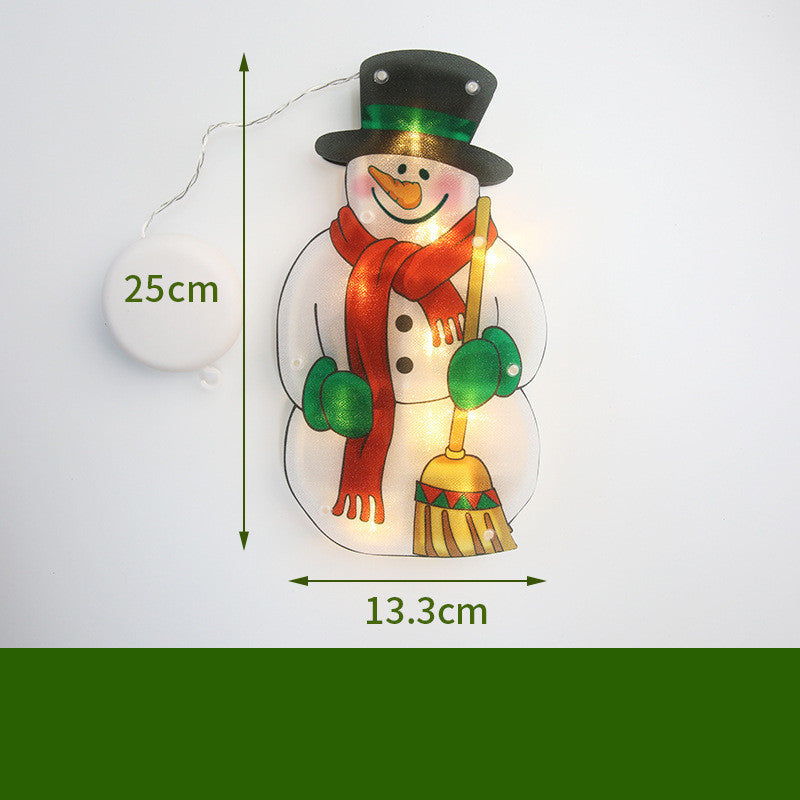 Christmas Decoration Lights Santa Snowman Elk Home Ornaments