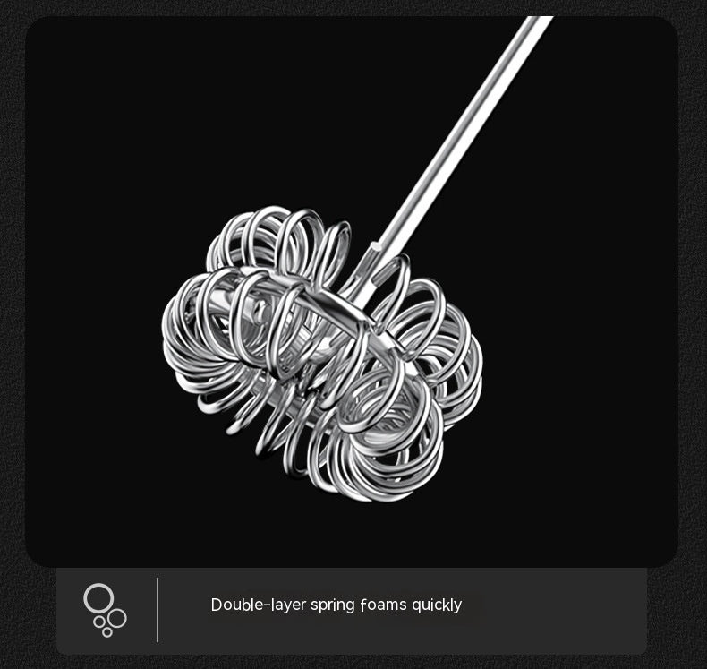 Milk Frother Egg Beater Coffee Frother Household Electric Milk Stirring Battery Handheld Blender Appliances Home Essentials