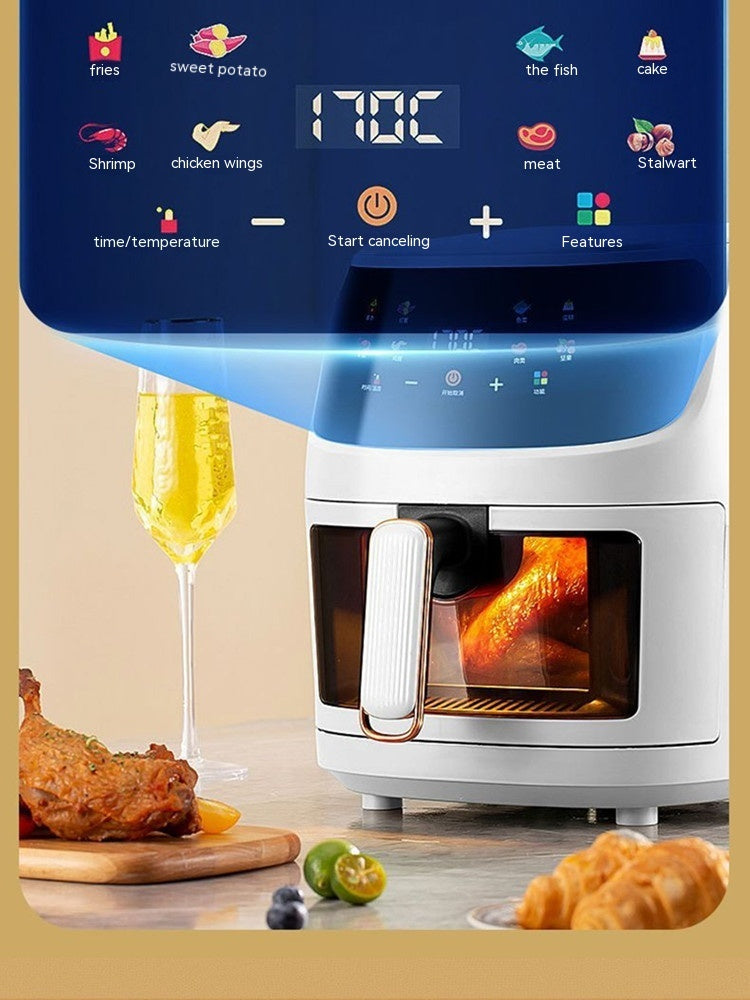 Home Intelligent Large Capacity Visual Multifunctional Air Fryer appliances Home Essentials