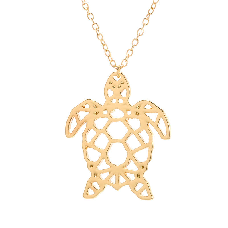 Popular Personality Jewelry Hollow Turtle Necklace Jewelry/Accessories