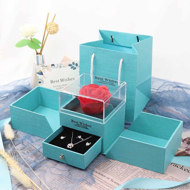 Plastic Eternal Flower – Perfect Gift for Any Occasion: Birthday, Anniversary, Wedding, Mother’s Day & More