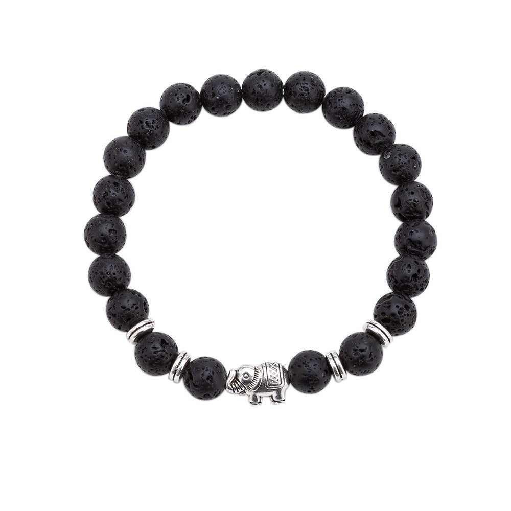8mm volcanic stone elephant bracelet Jewelry/Accessories