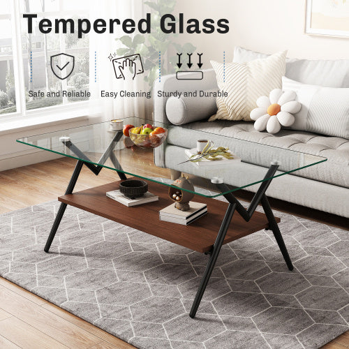 Table basse rectangulaire