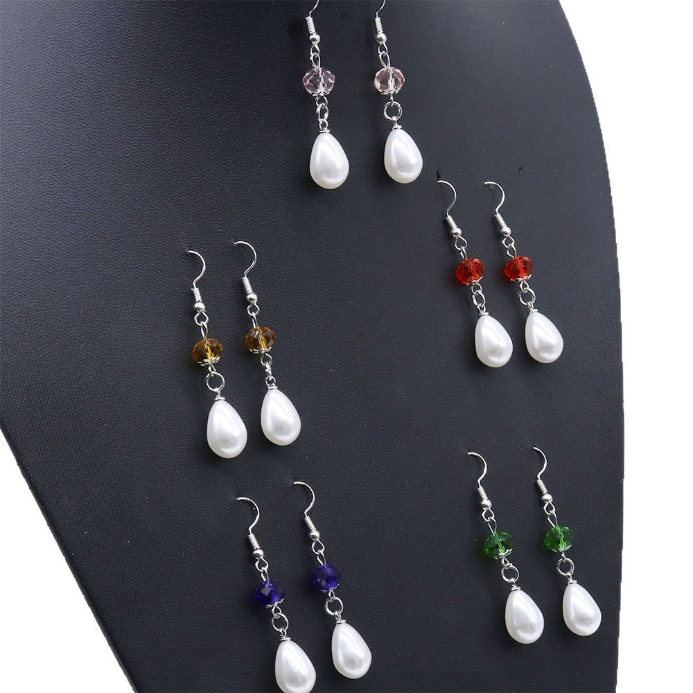 Chinese Style Light Luxury Safe Water Drop Pearl Tassel Earrings Jewelry/Accessories
