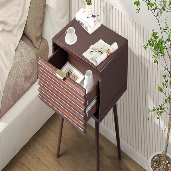 49x37.5x55cm 1 Drawer Bedside Table