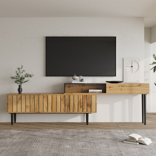 Meuble TV en panneaux de fibres