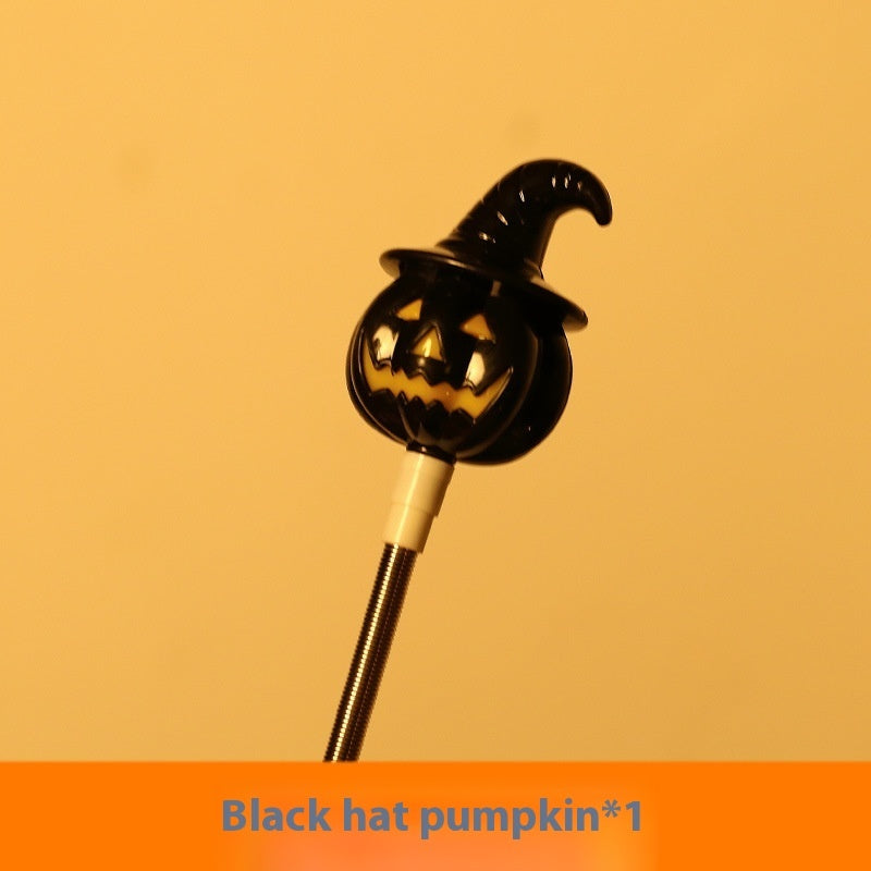 Halloween Decoration Pumpkin Lamp Children's Toy Hand Stick Props Home Ornaments