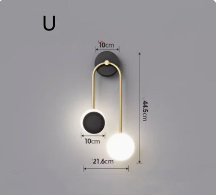 Wall Lamp, Bedside Lamp, Free Wiring Aisle Lamp Lighting Home Essentials