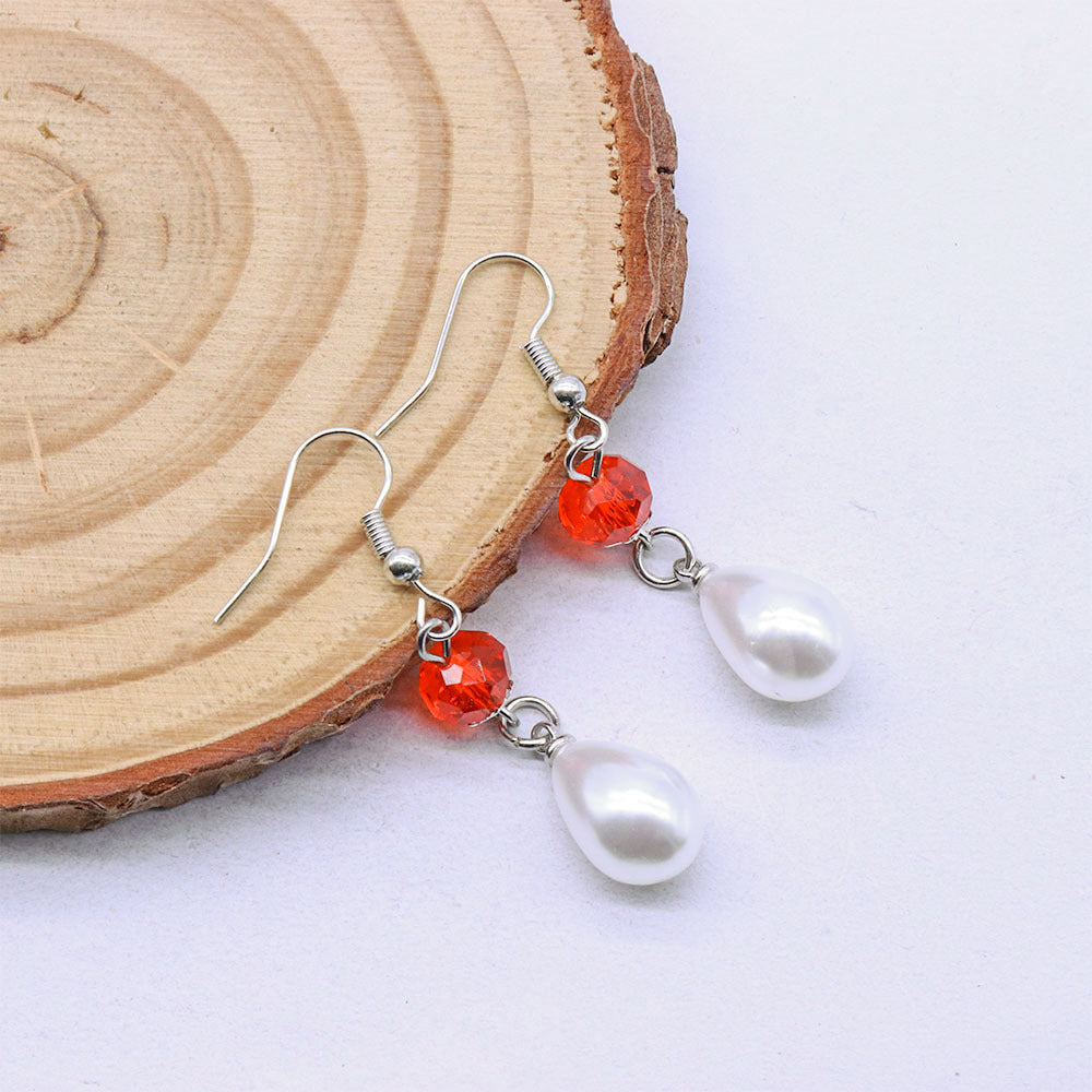 Chinese Style Light Luxury Safe Water Drop Pearl Tassel Earrings Jewelry/Accessories