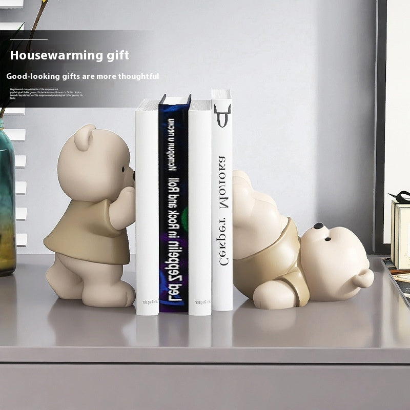 Modern Home Creative Cartoon Bookend Home Ornaments