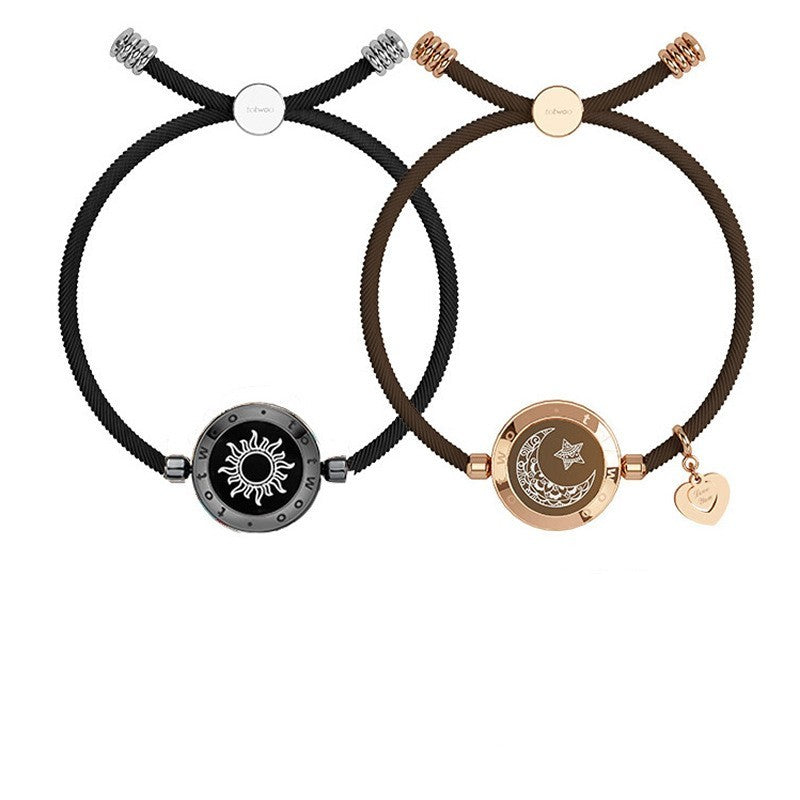 Bracelet couple intelligent Sun-Moon