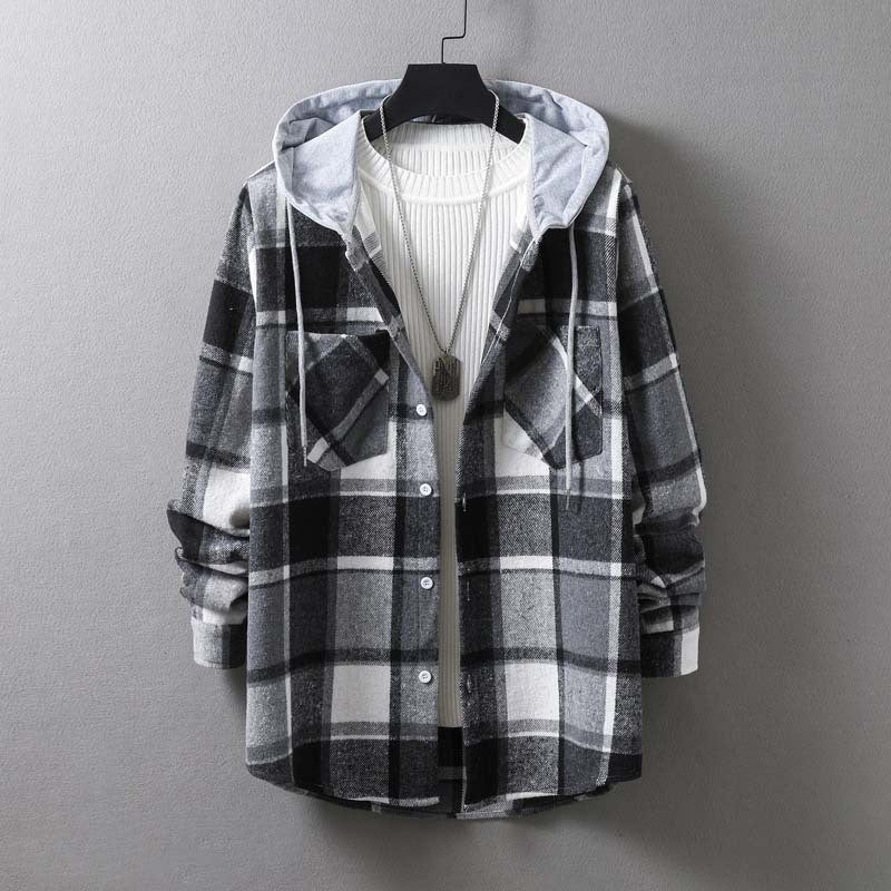 Hooded Casual Loose Fitting Sweater Men's Attire Apparel / Clothing