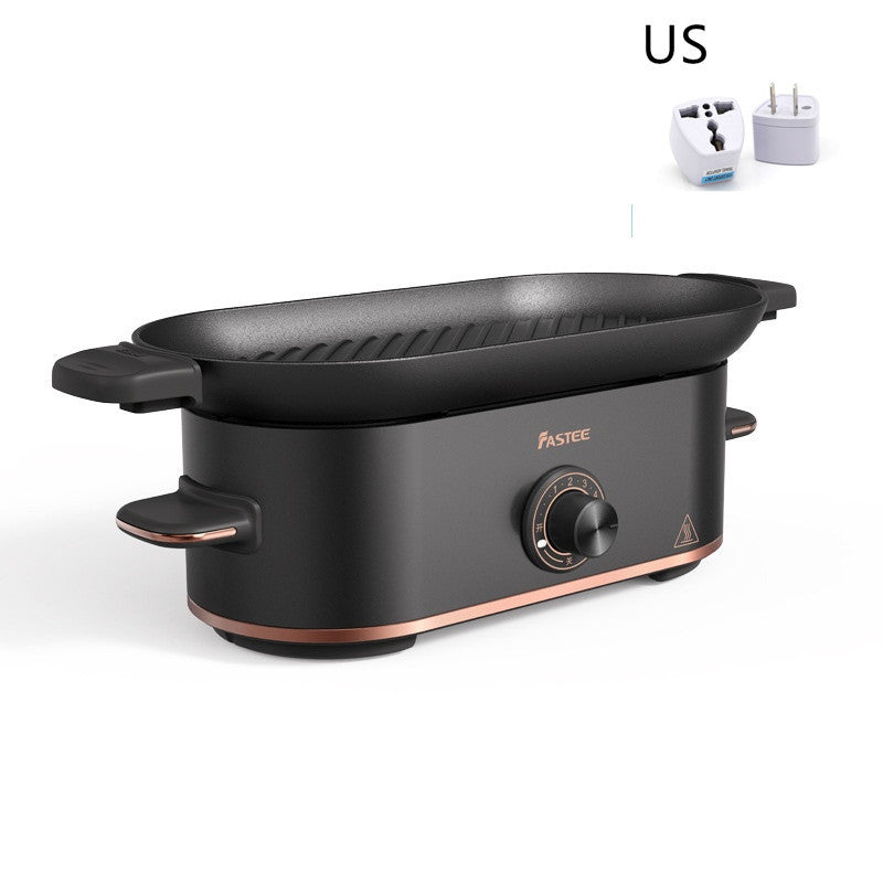 Mini Barbecue Plate Electric Baking Pan Grill Household Smoke-free appliances Home Essentials