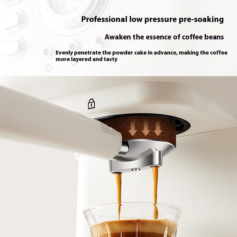 Italian Semi-automatic Household High-pressure Concentrated Steam Coffee Machine Appliances Home Essentials