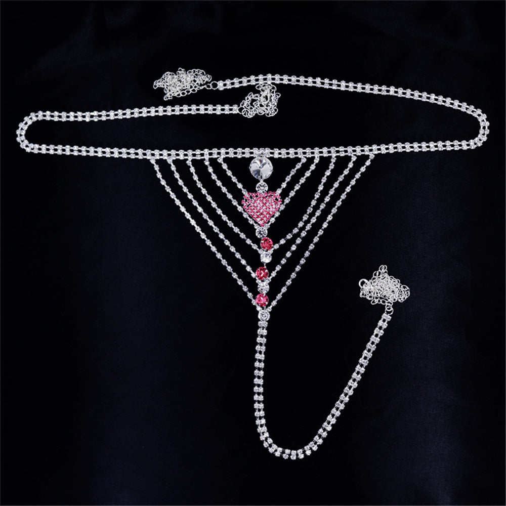 Bijoux de corps en strass pour femme