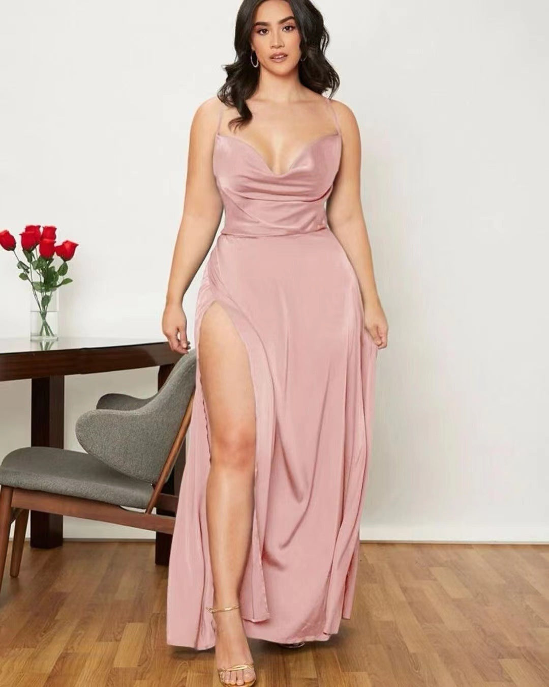 New Sexy Slimming Slim Fit Backless Waist-tight Dress Women's Garments Apparel / Clothing