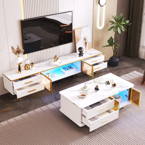 Table basse en panneaux de particules