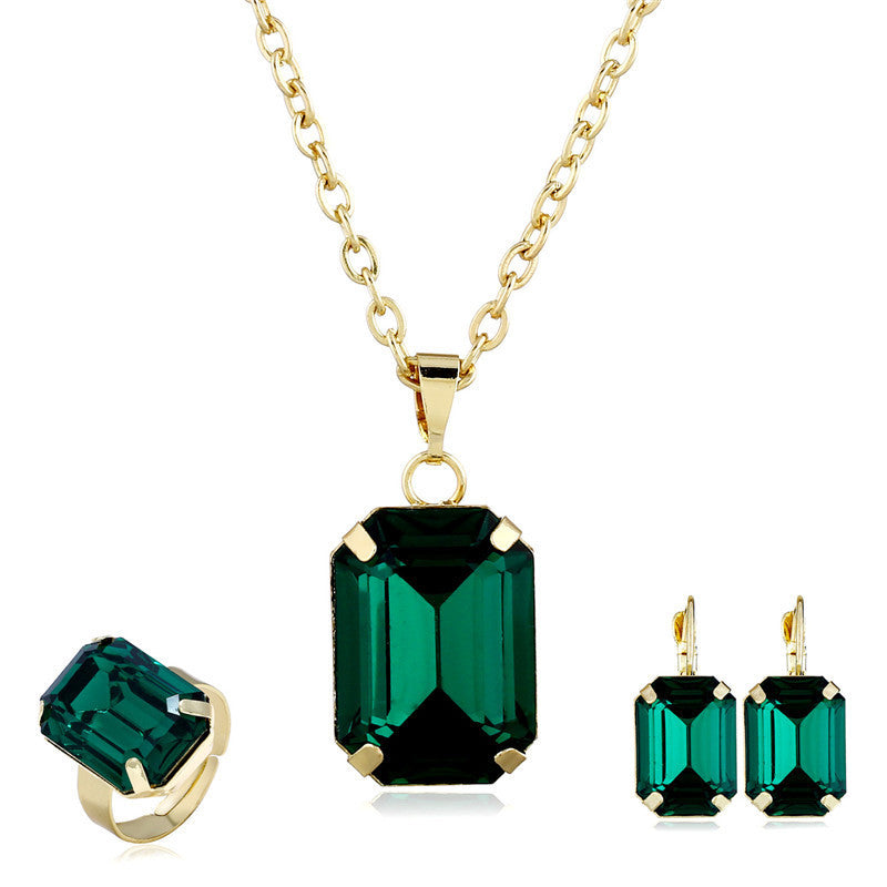 Ensemble de bijoux de mariée européens et américains