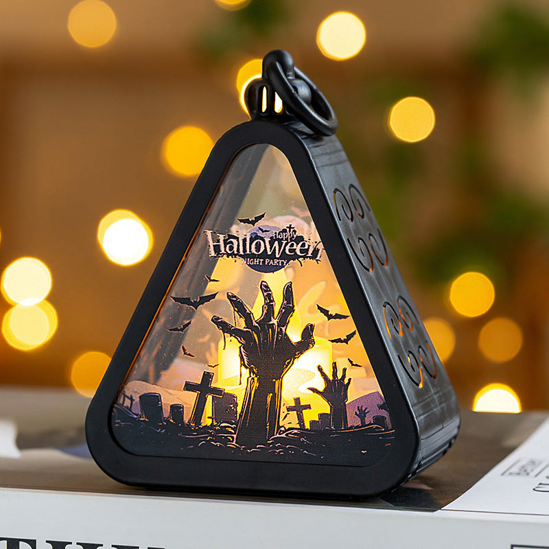 Halloween Decorations Portable Pumpkin Lamp Layout Props Home Ornaments