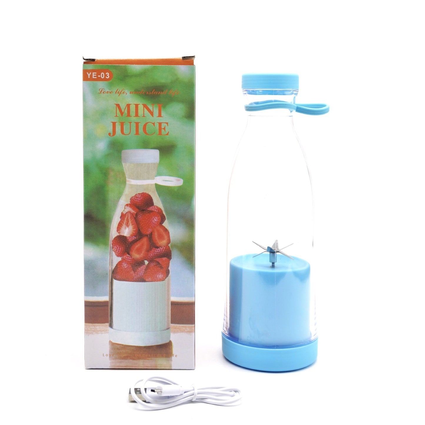 Electric USB Wine Bottle Juicer Cup 6-leaf Cutter Head Household Appliances Home Essentials