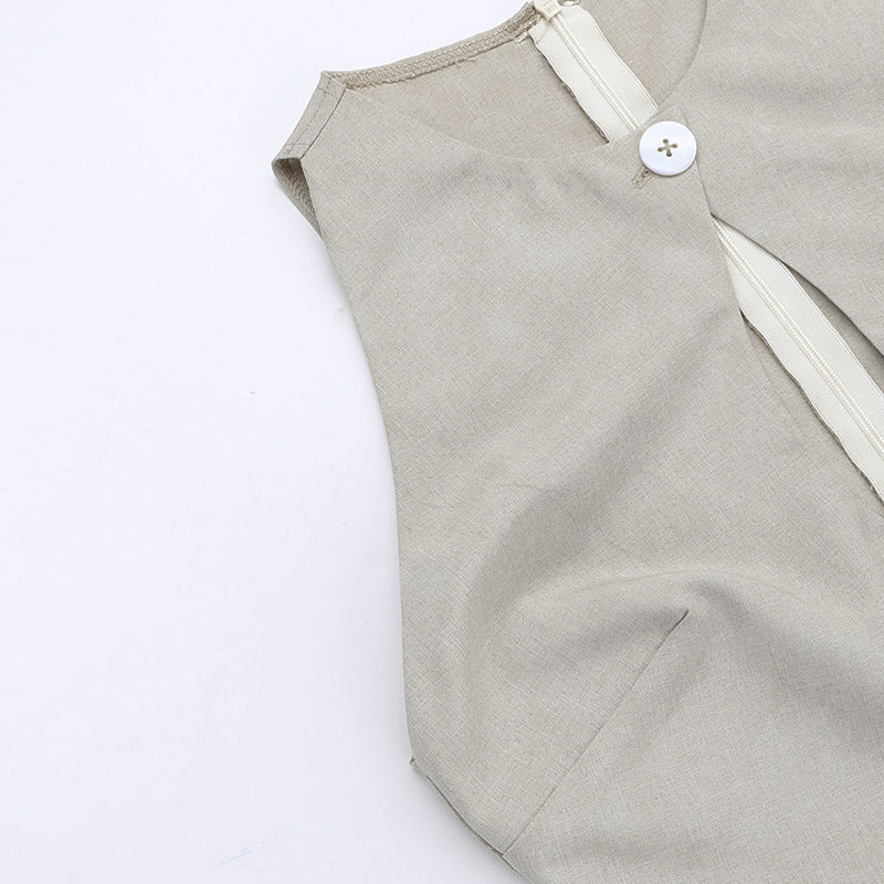 Women's Summer Fashion Hollowed-out A- Line Dress Women's Garments Apparel / Clothing