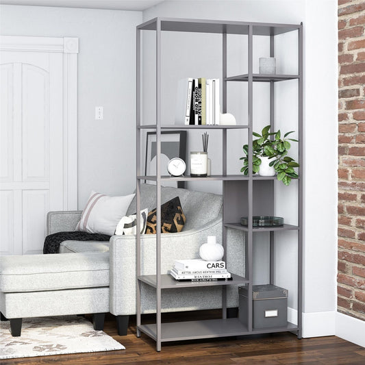 Mission District Metal Bookcase Room Divider Furniture
