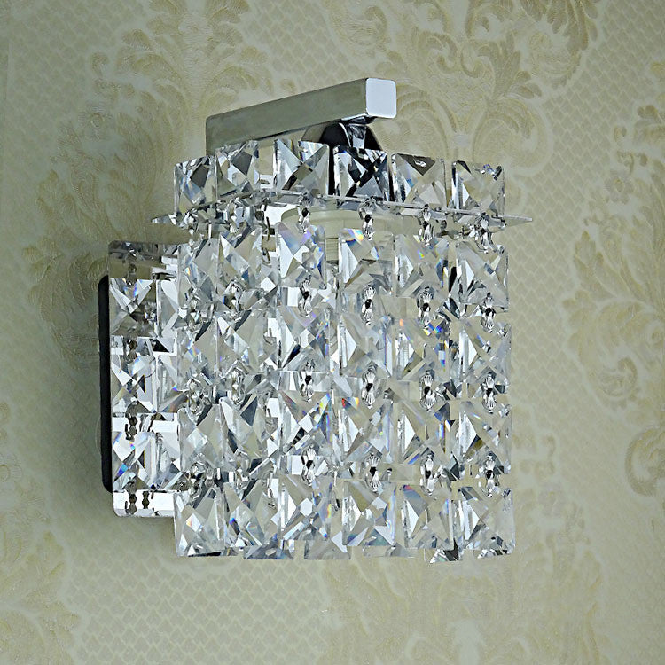 Bedside Crystal Wall Lamp Single Head Creative Simple And Modern Lighting Home Essentials