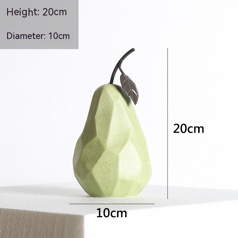 Ceramic Pear Simple Home Craft Ornaments