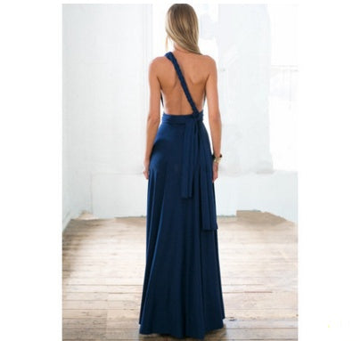 Women's Sexy Long Party Dress Club Floor-Length Summer Backless Bandage Maxi Dress Multiway Bridesmaids Boho Dress Vestidos Women's Garments Apparel / Clothing