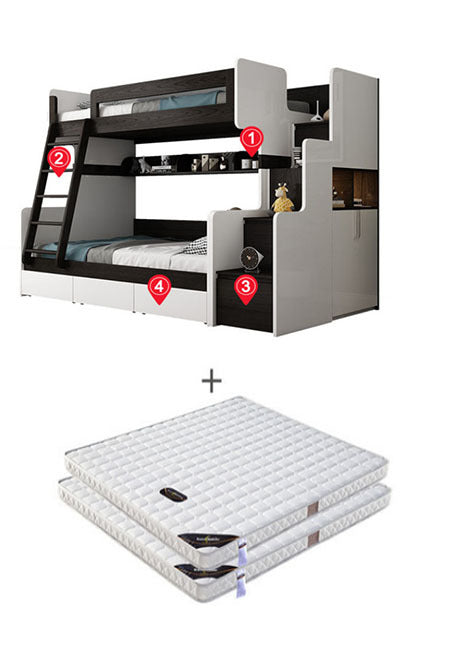 Simple Multi-function High And Low Bed Double Bed Furniture