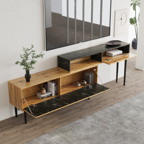 Meuble TV en panneaux de fibres