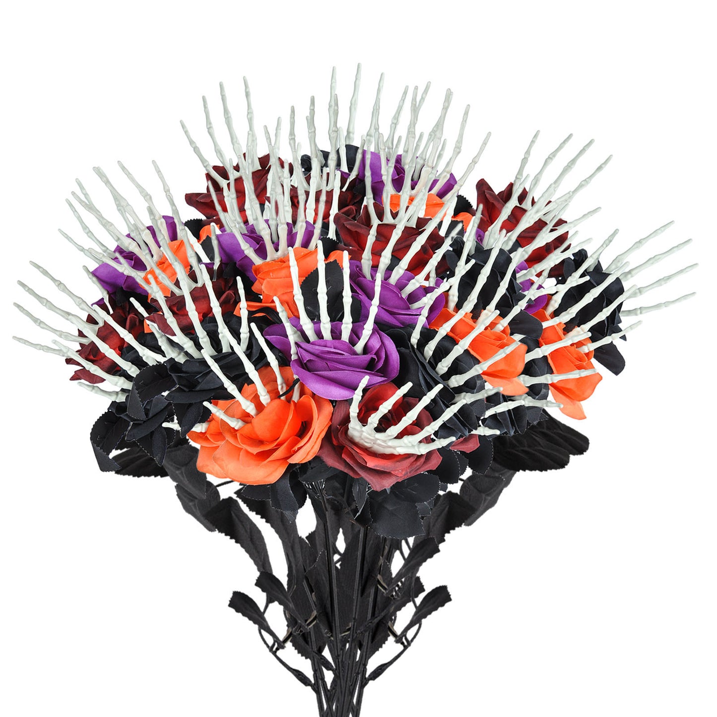 Halloween Skull Hand Rose Horror Decoration Home Ornaments