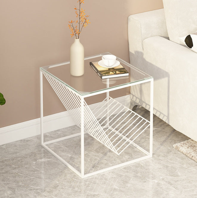 Minimalist Iron Art Side Table Corner Bedside Table Furniture