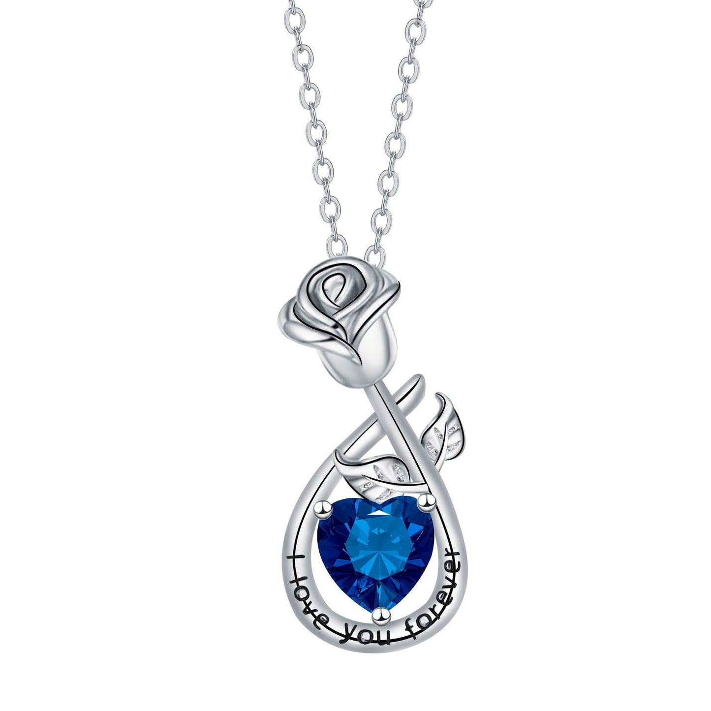 Rose Pendant Necklace Valentine's Day Gift For Girlfriend Jewelry/Accessories