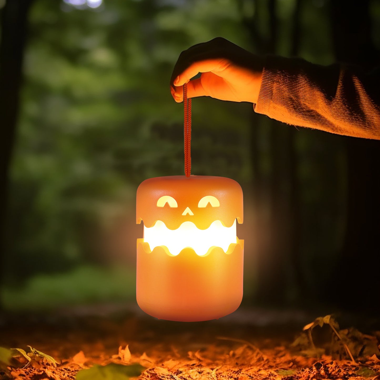 Halloween Pumpkin Lamp Foldable Portable Small Night Lamp Home Ornaments