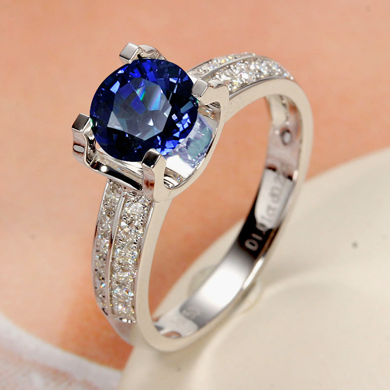 Moissanite Temperament Open Ring For Women Jewelry & Accessories